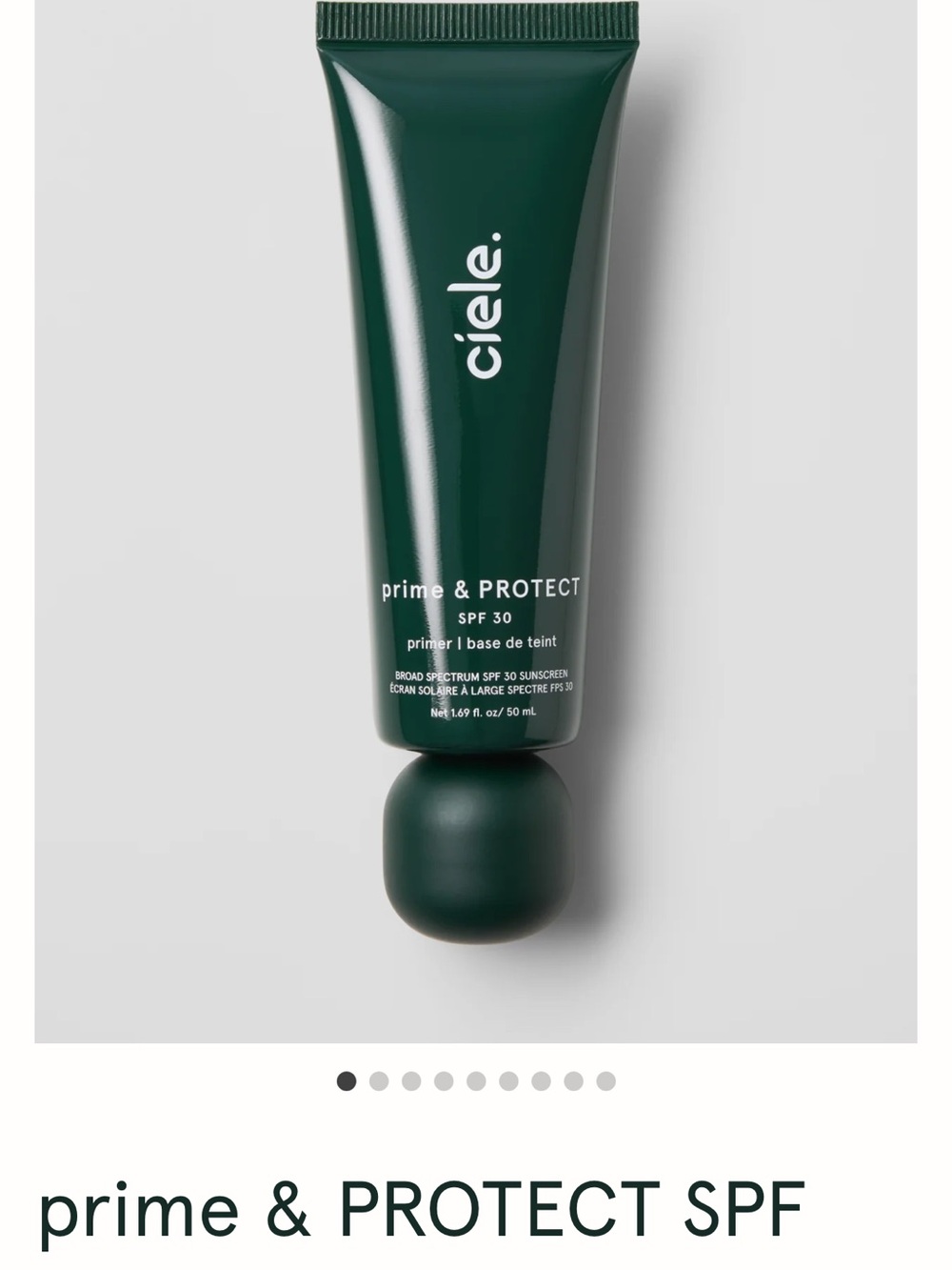 Prime & Protect SPF 30 Primer - Dark Green